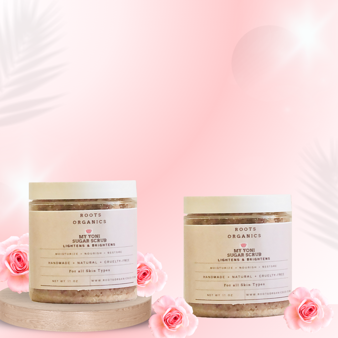 MY YONI EXFOLIATING SUGAR SCRUB (Lightens + Brightens )