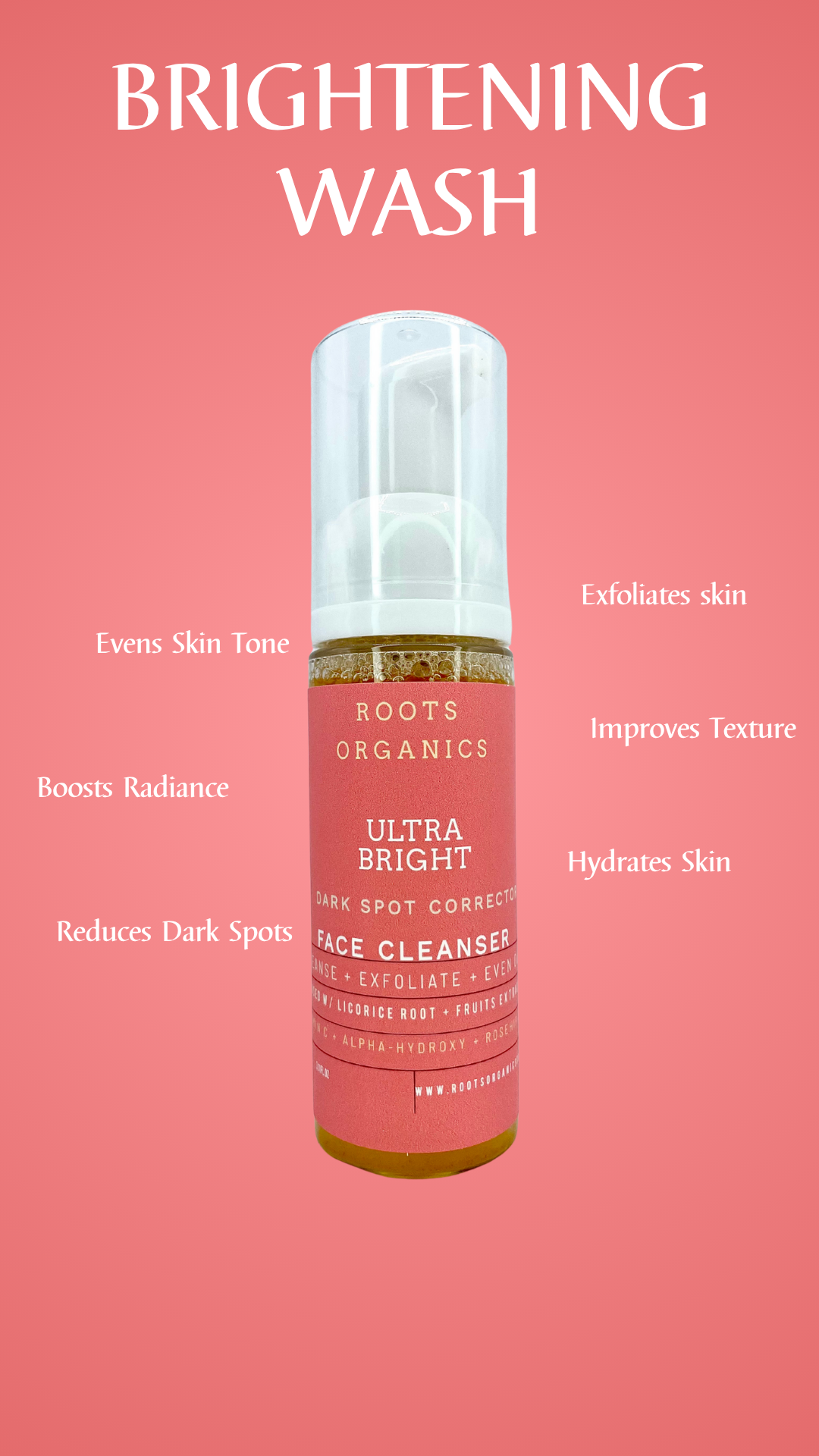 ULTRA BRIGHT DARK SPOT CORRECTOR FOAMING FACE CLEANSER