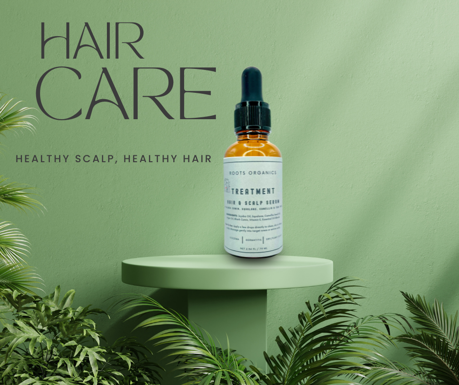 HAIR & SCALP TREATMENT SERUM-Natural Hair Growth & Dry Scalp Treatment Oil for Eczema, Dermatitis & Itchy Scalp Relief
